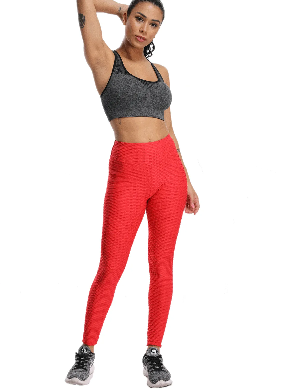 SALE 🎉 SEASUM Compression Leggings High Waisted Textured Pants