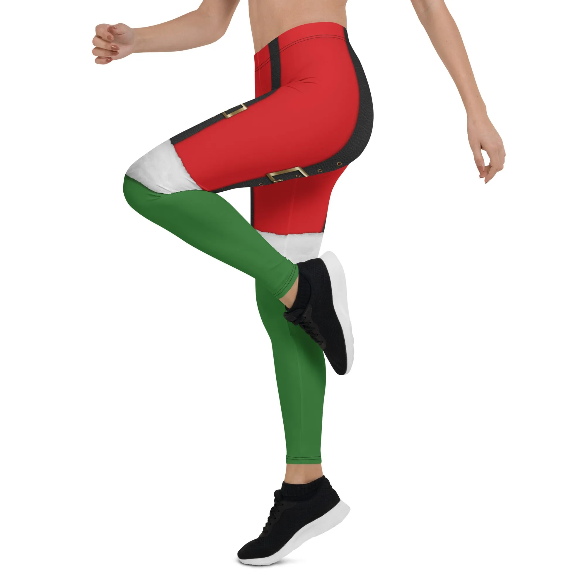 Santa Suspenders Leggings