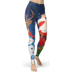 Santa Yoga Leggings