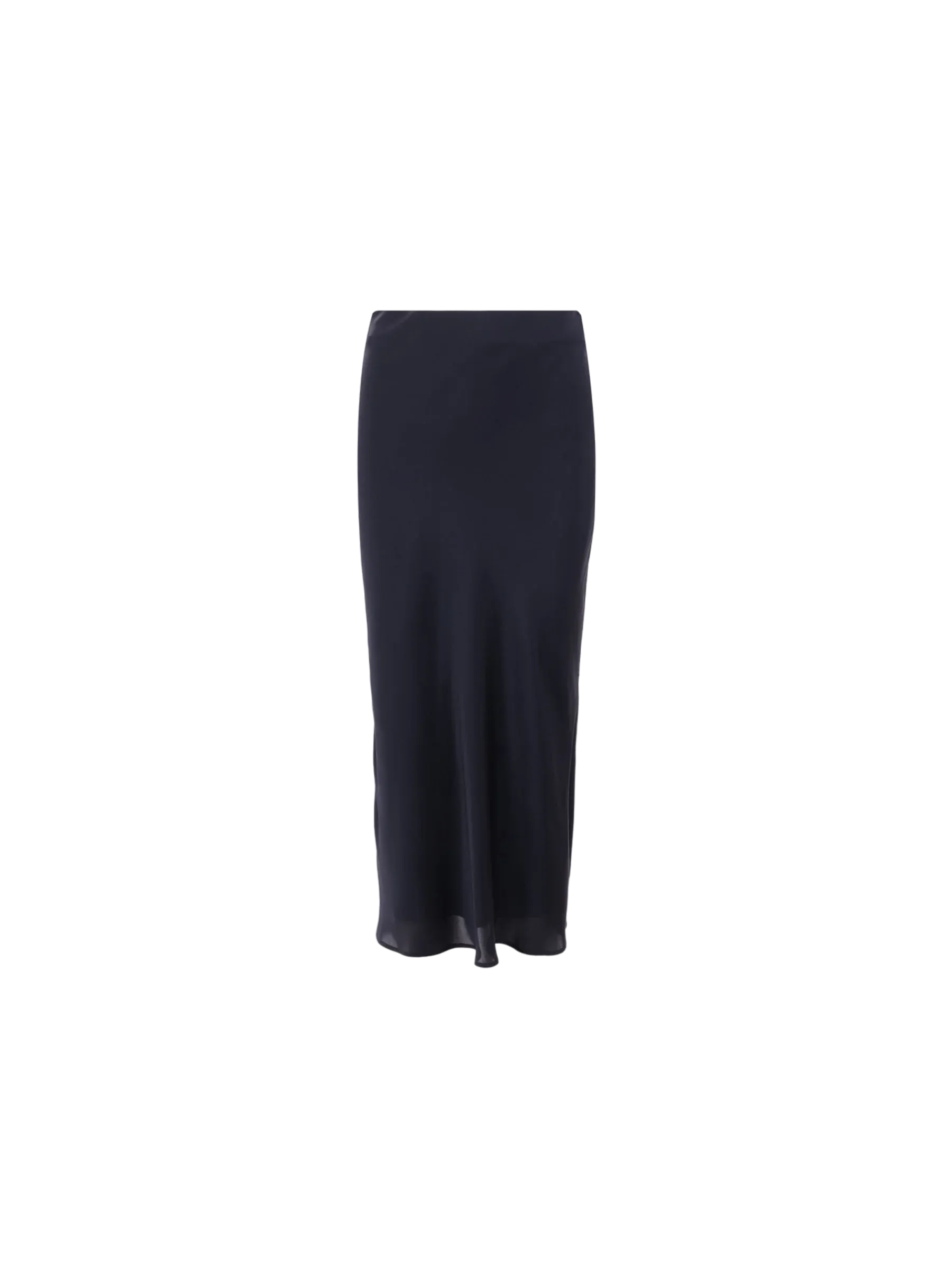 Satin Pencil Skirt