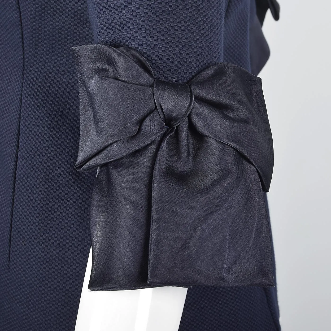 Scaasi Navy Blue Summer Skirt Suit