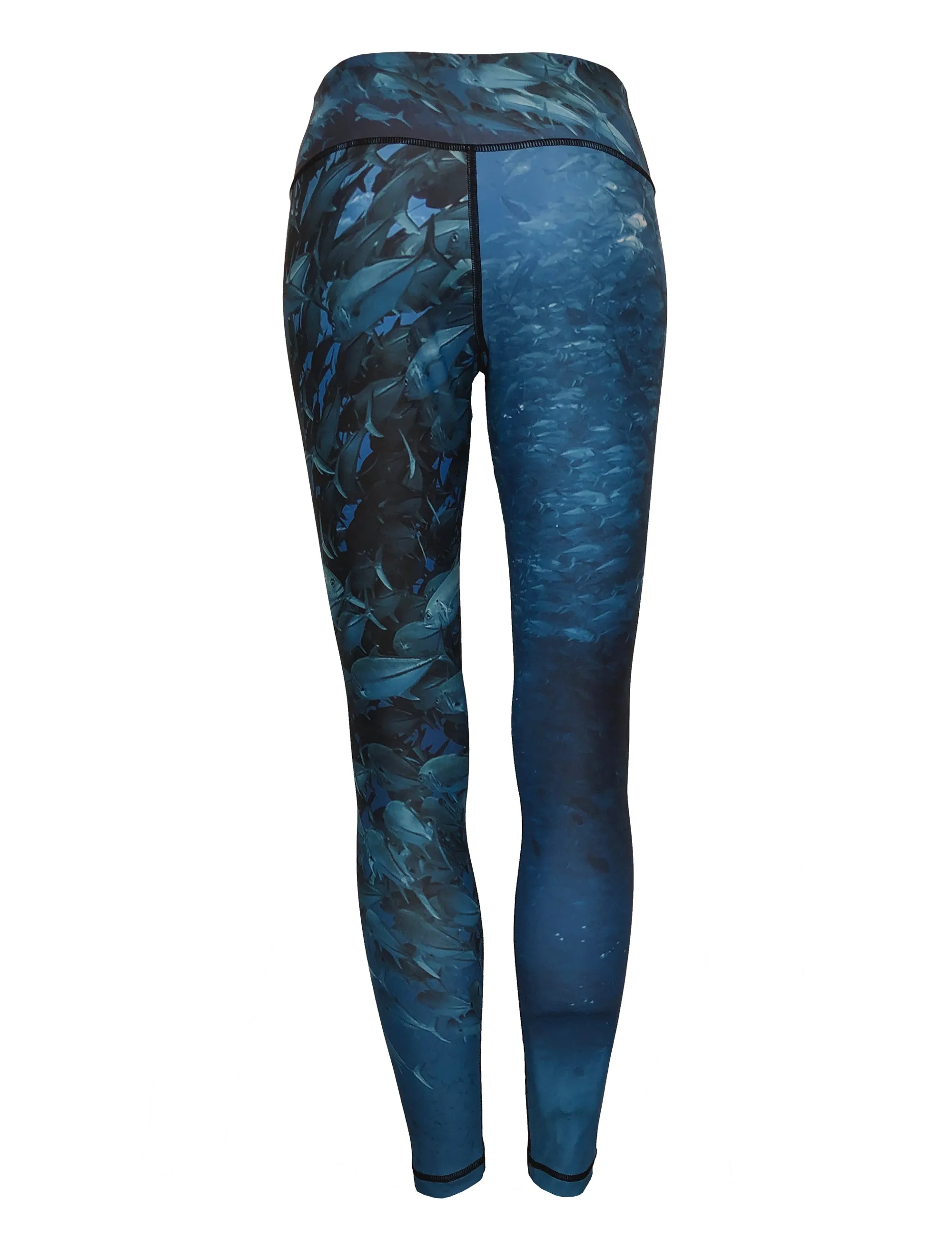 Scuba Jacks Ocean Print Patterned All Sport Leggings