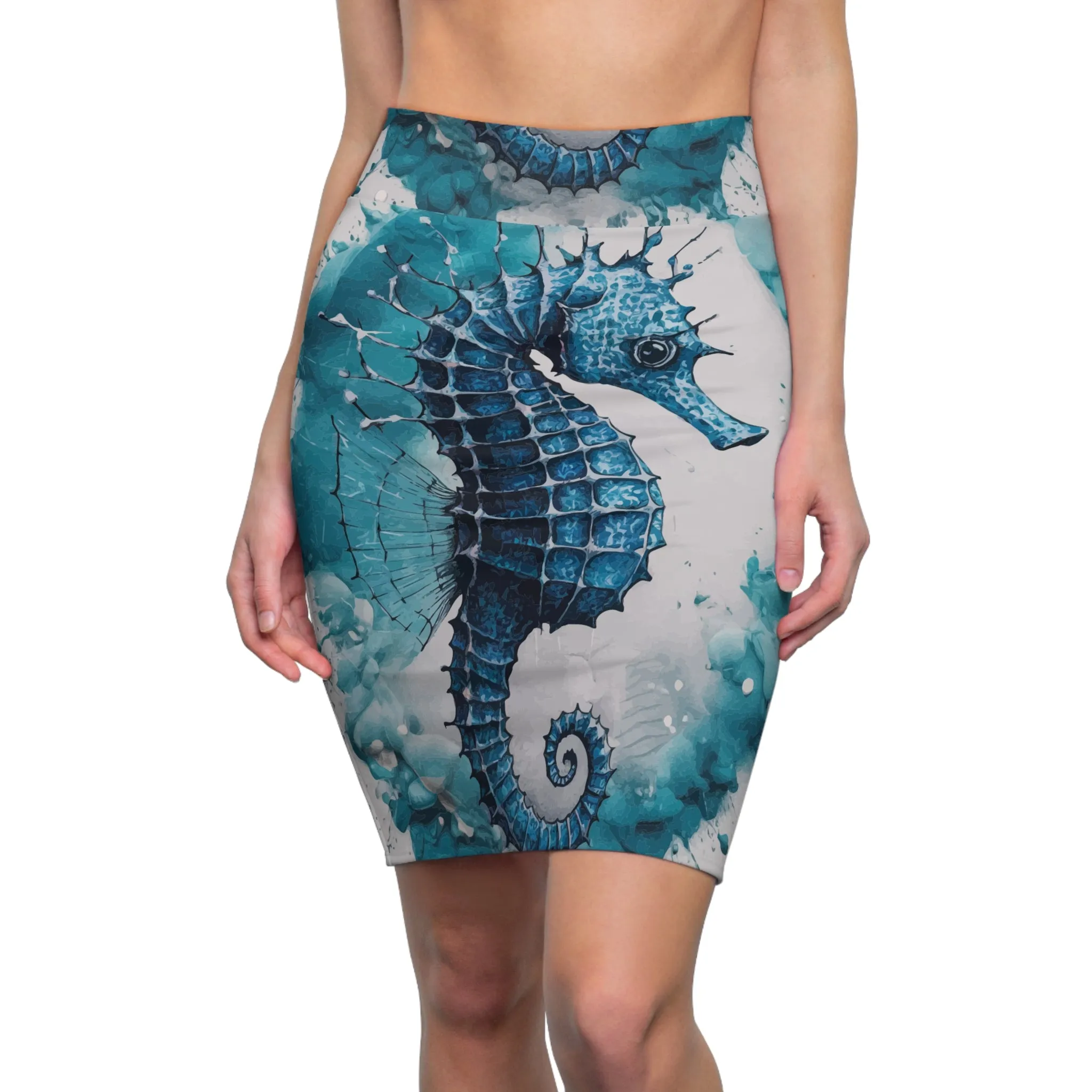 SeaHorse Pencil Skirt