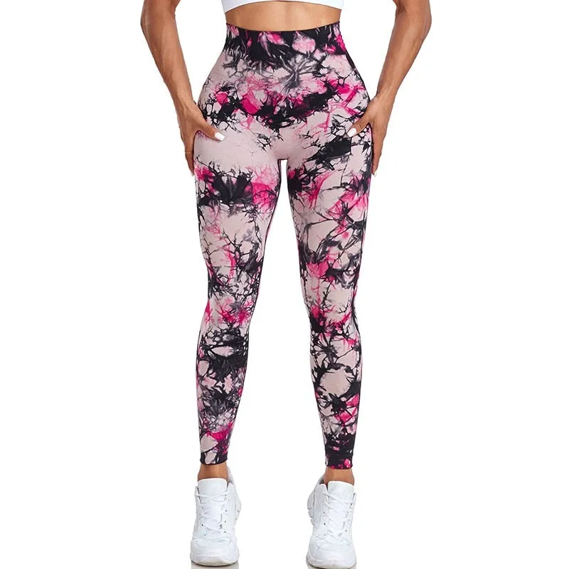 Seamless Tie Dye Leggings