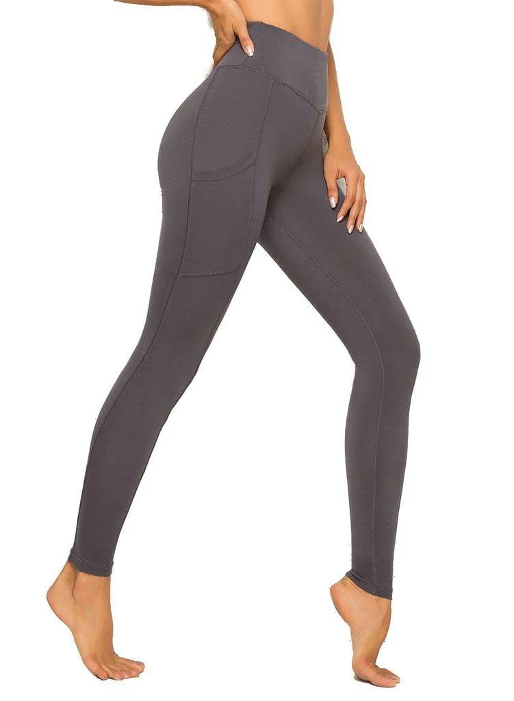 SEASUM Scrunch Butt Leggings with Pockets