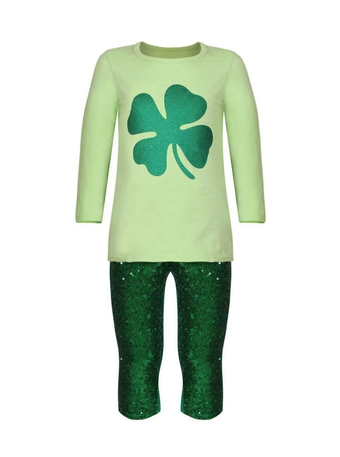 Shamrock Shimmer Sequin Legging Set