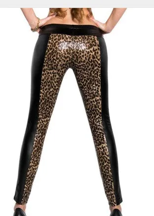 Shiny Leopard Leggings