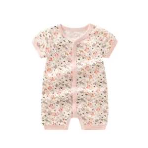 Short Sleeve Bambo Romper | Petite Petals