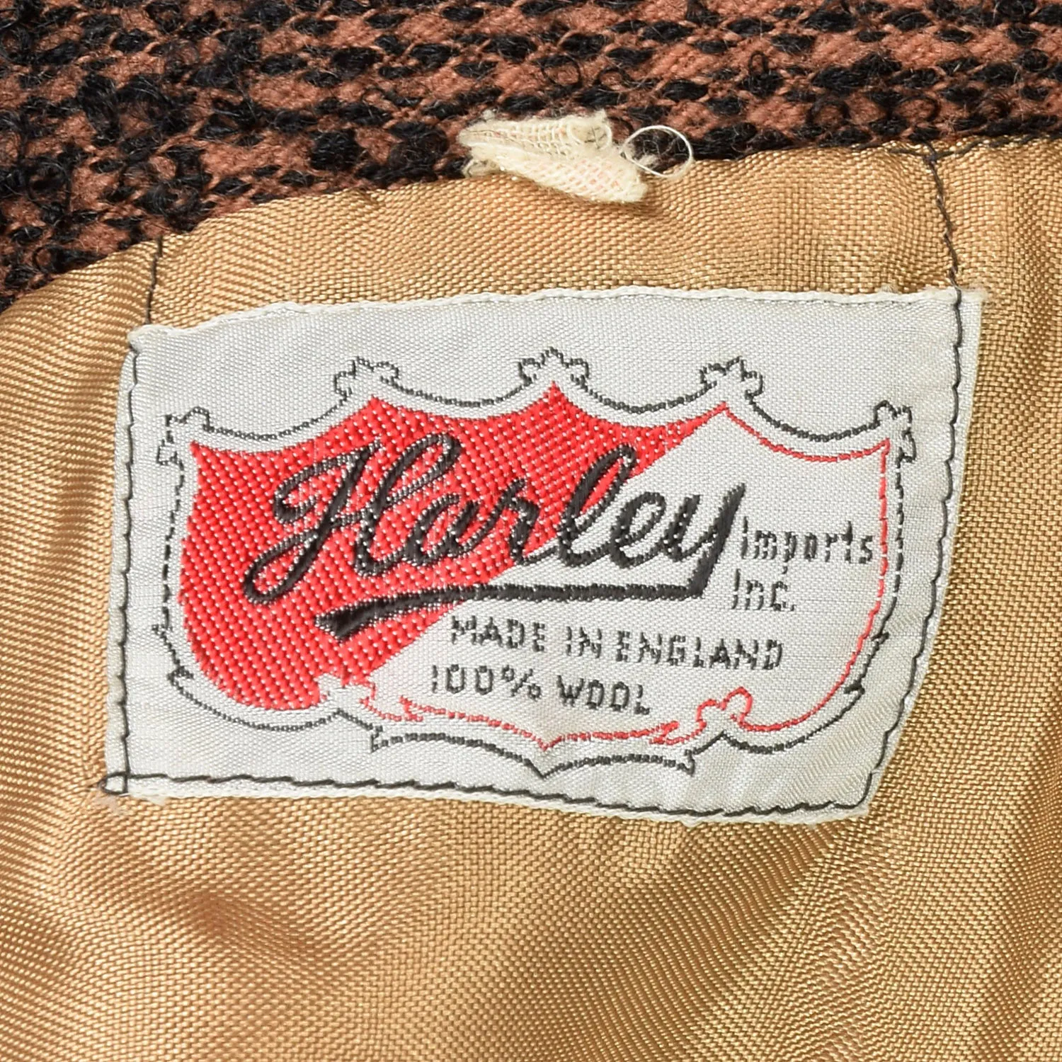 Small 1960s Skirt Brown Tweed Bouclé