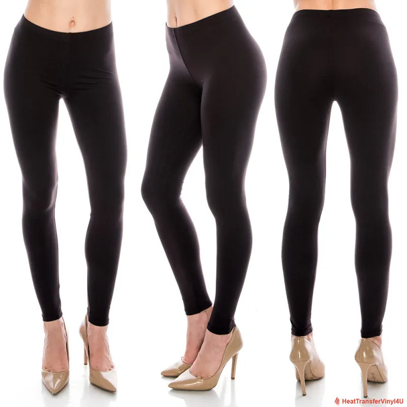 Solid Color Ultra Soft Leggings (Regular/Plus Size)