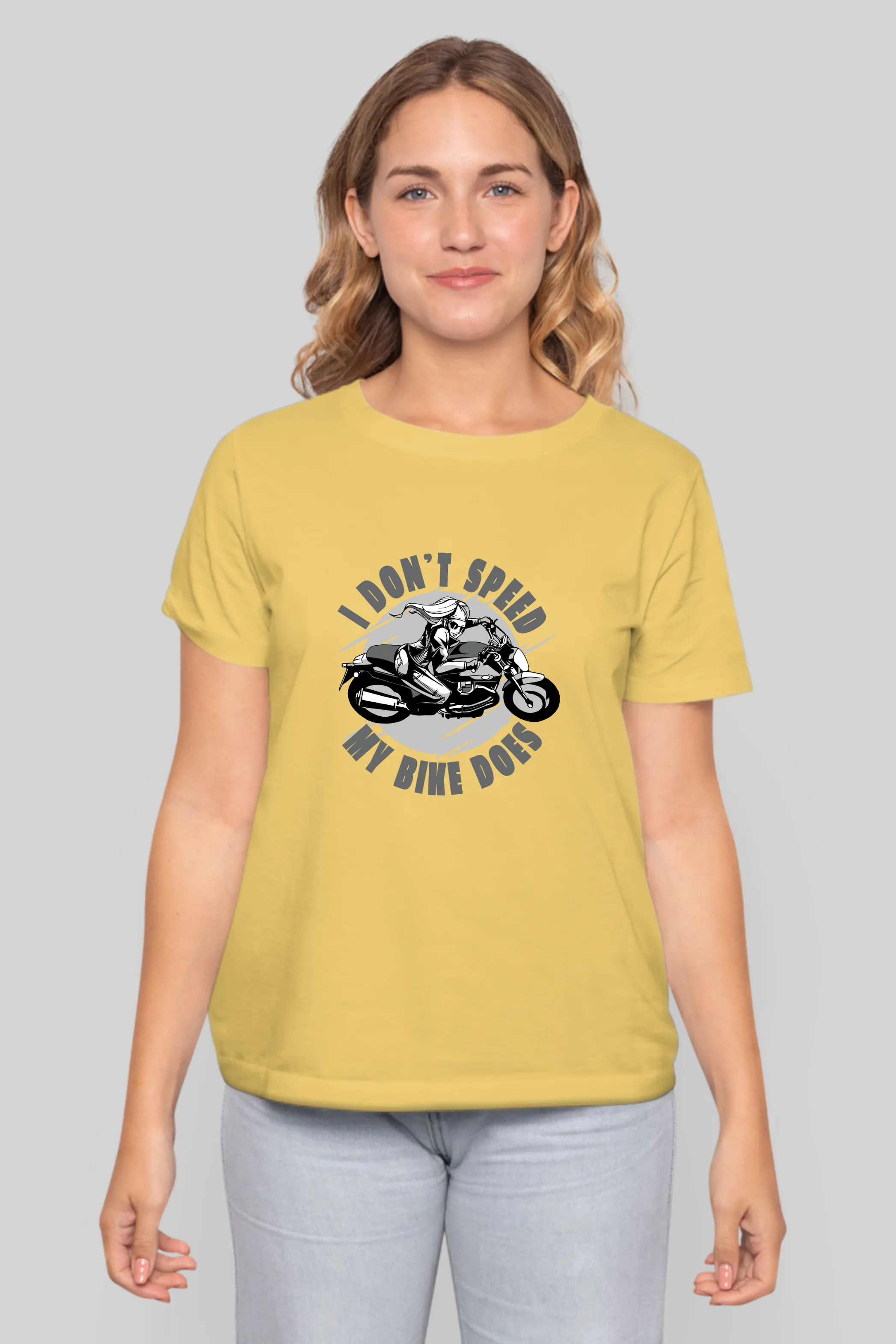 Speed Bike Printed T-shirt for women