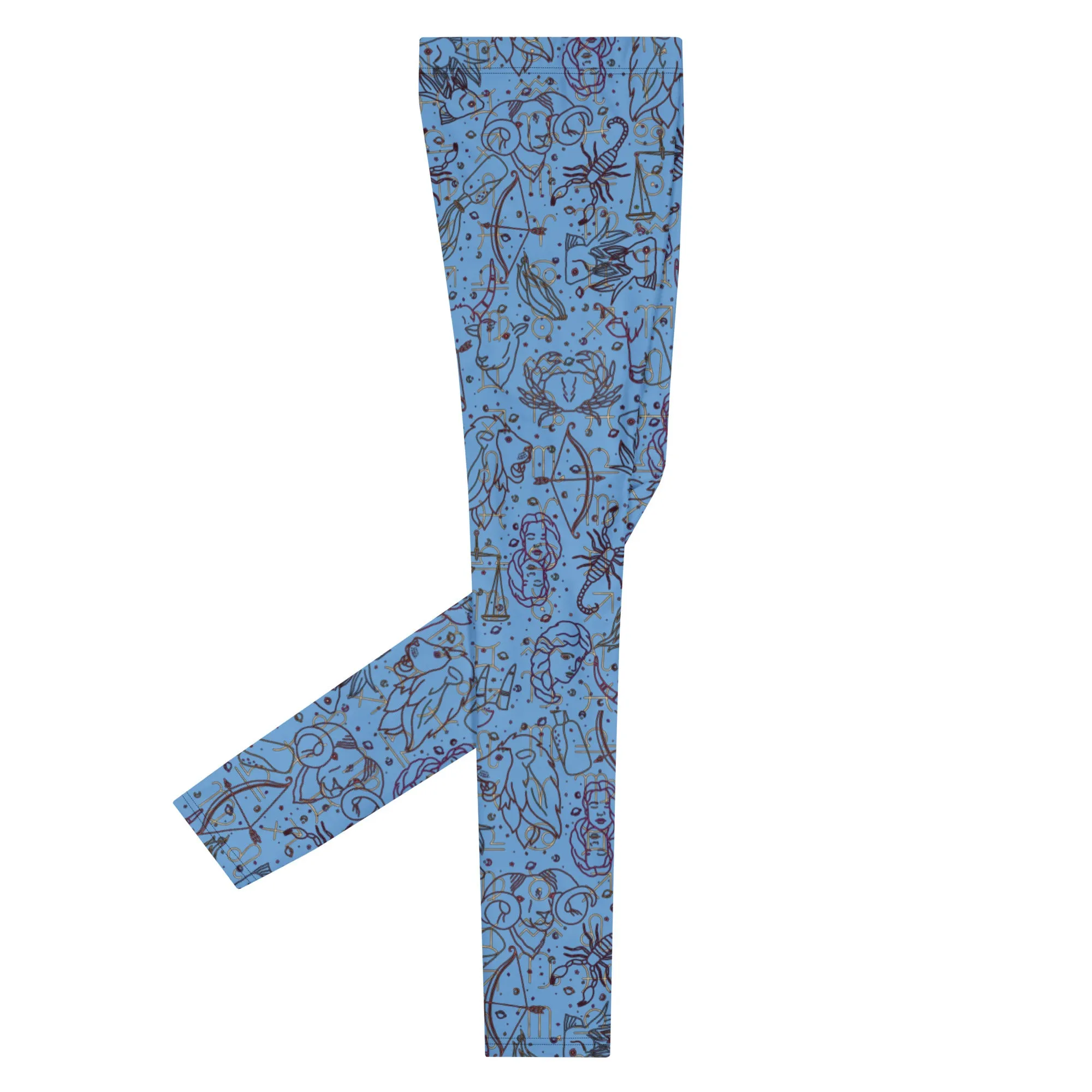 Star Signs Aligned Men’s Leggings– Cosmic Comfort with Zodiac Vibes