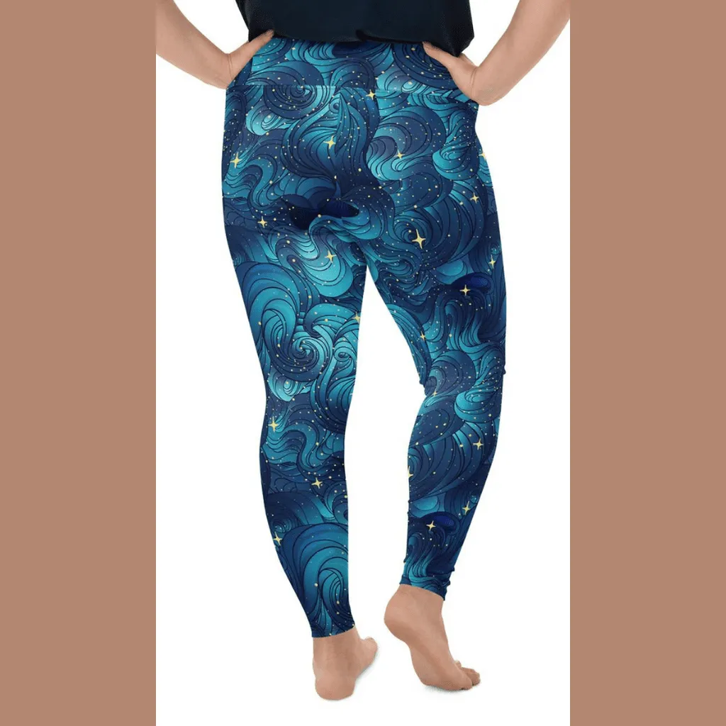 Starry Night Plus Size Leggings