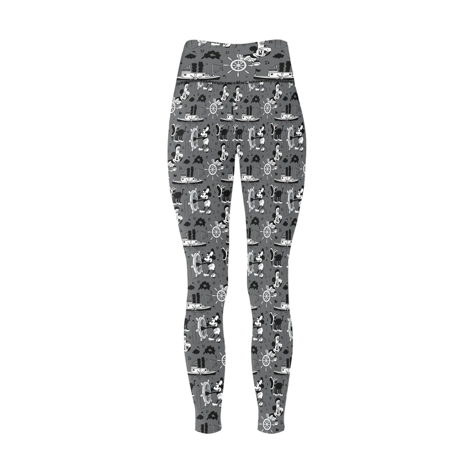 Steamboat Mickey Women's Athletic Leggings