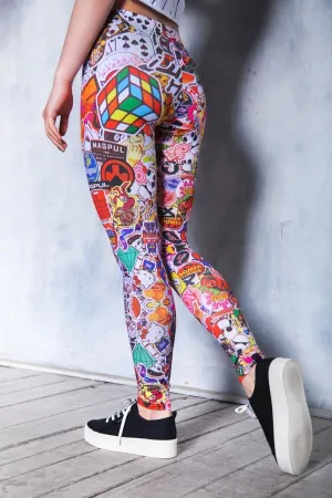 Sticker Bomb Leggings