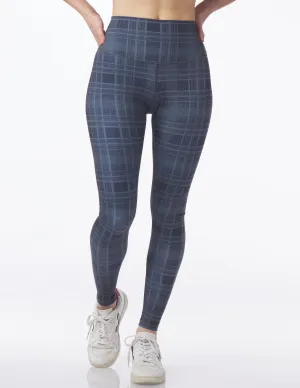 Sultry Legging: Black Speckle Plaid