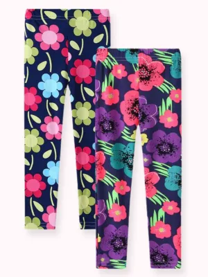 Sunny Floral Legging Set of 2