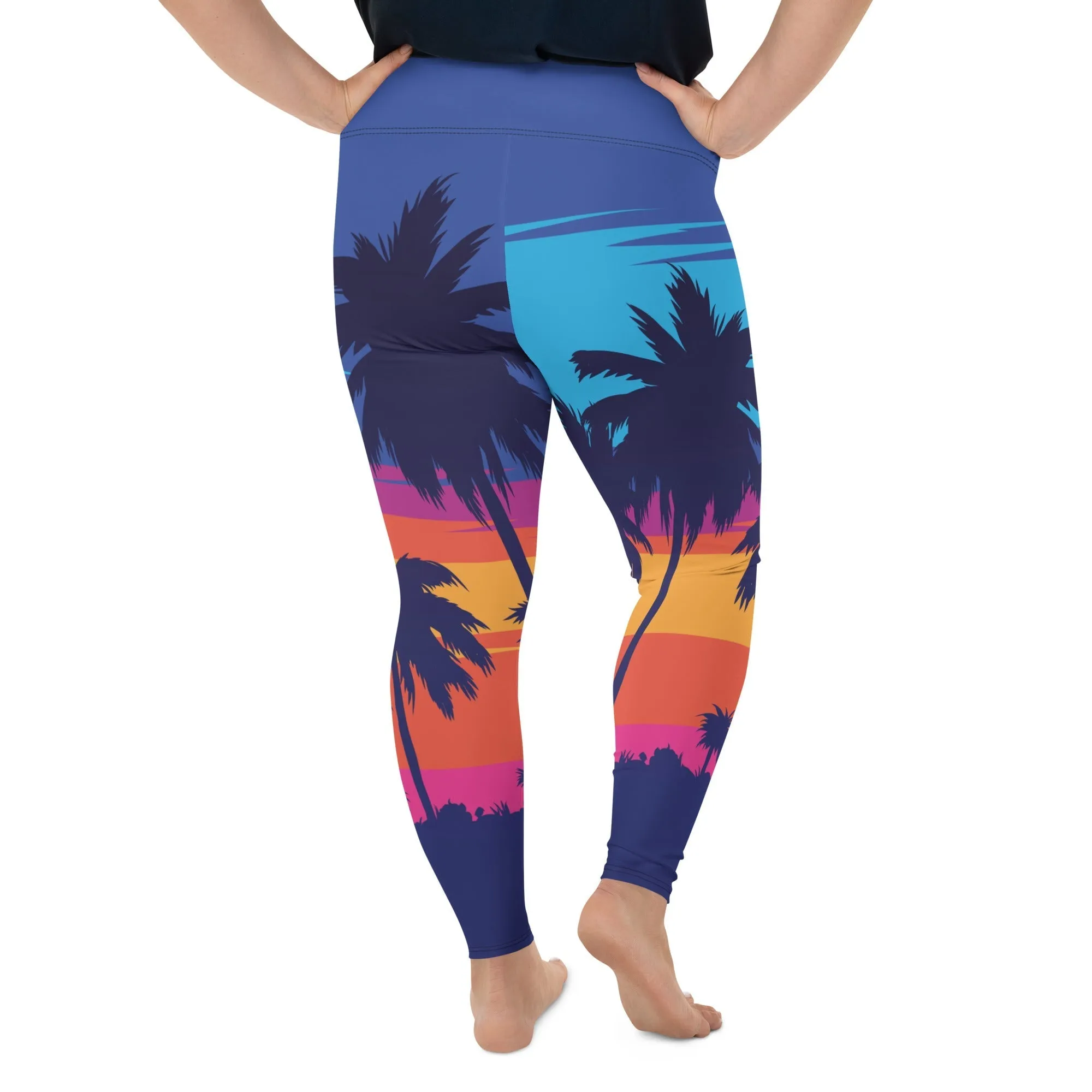 Sunset Plus Size Leggings