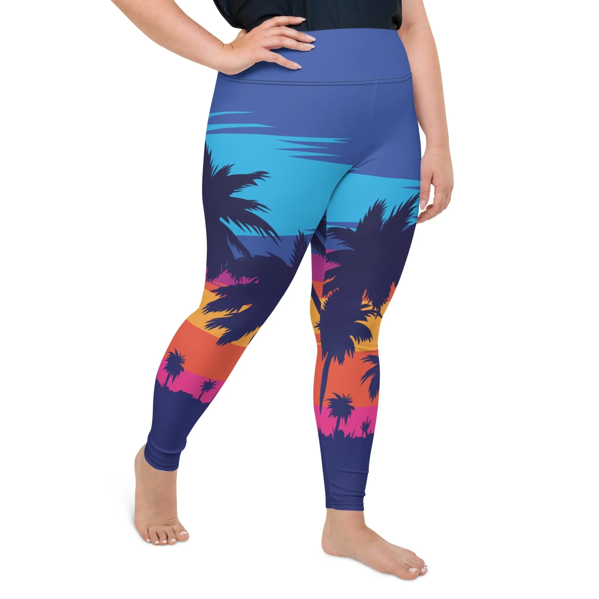 Sunset Plus Size Leggings