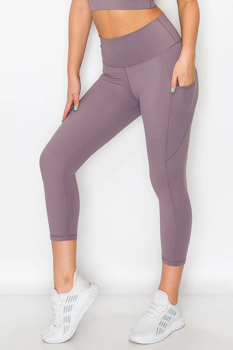 SUPER SOFT Active Capri Legging with Pockets