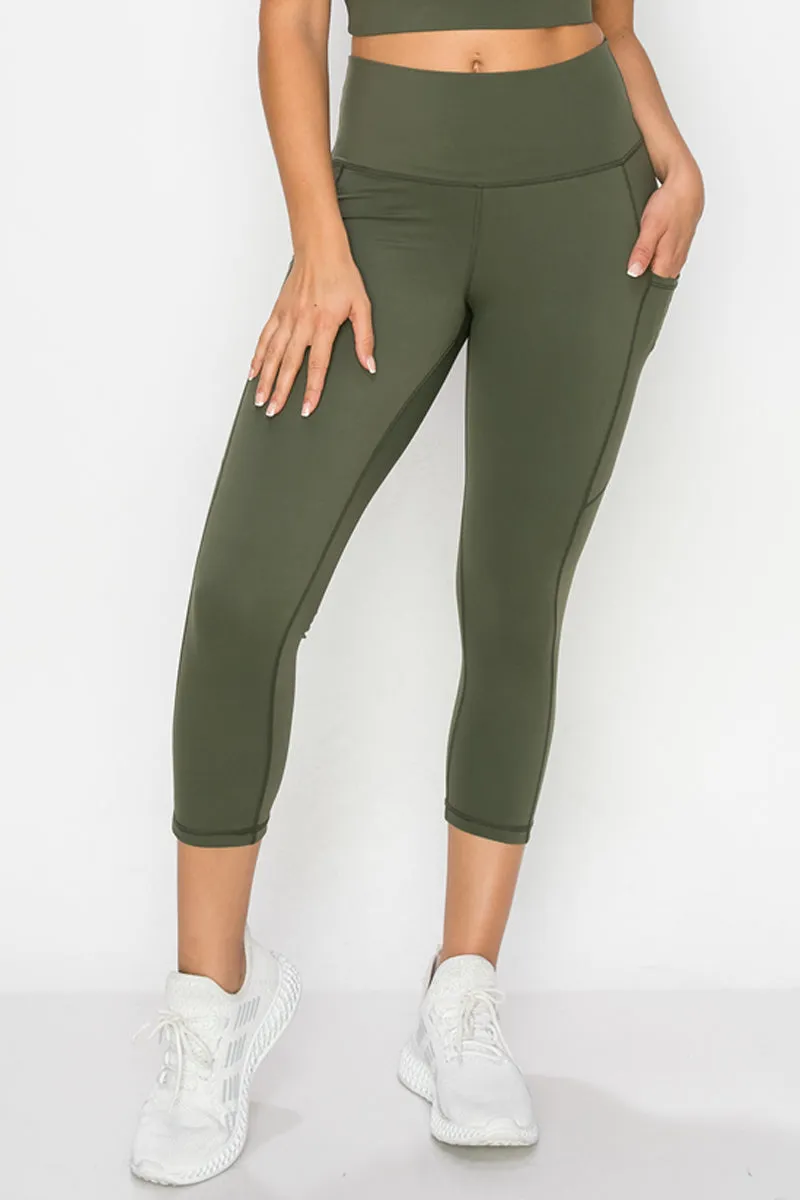 SUPER SOFT Active Capri Legging with Pockets