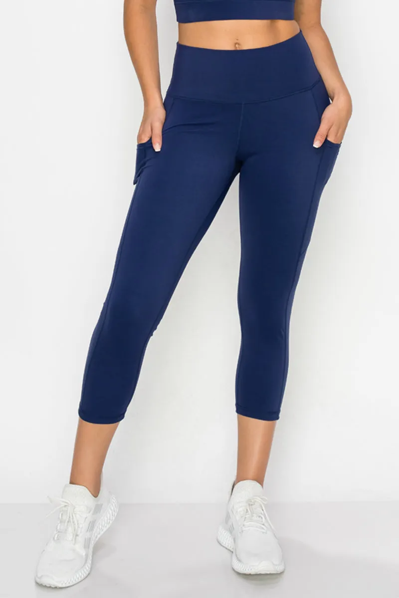 SUPER SOFT Active Capri Legging with Pockets