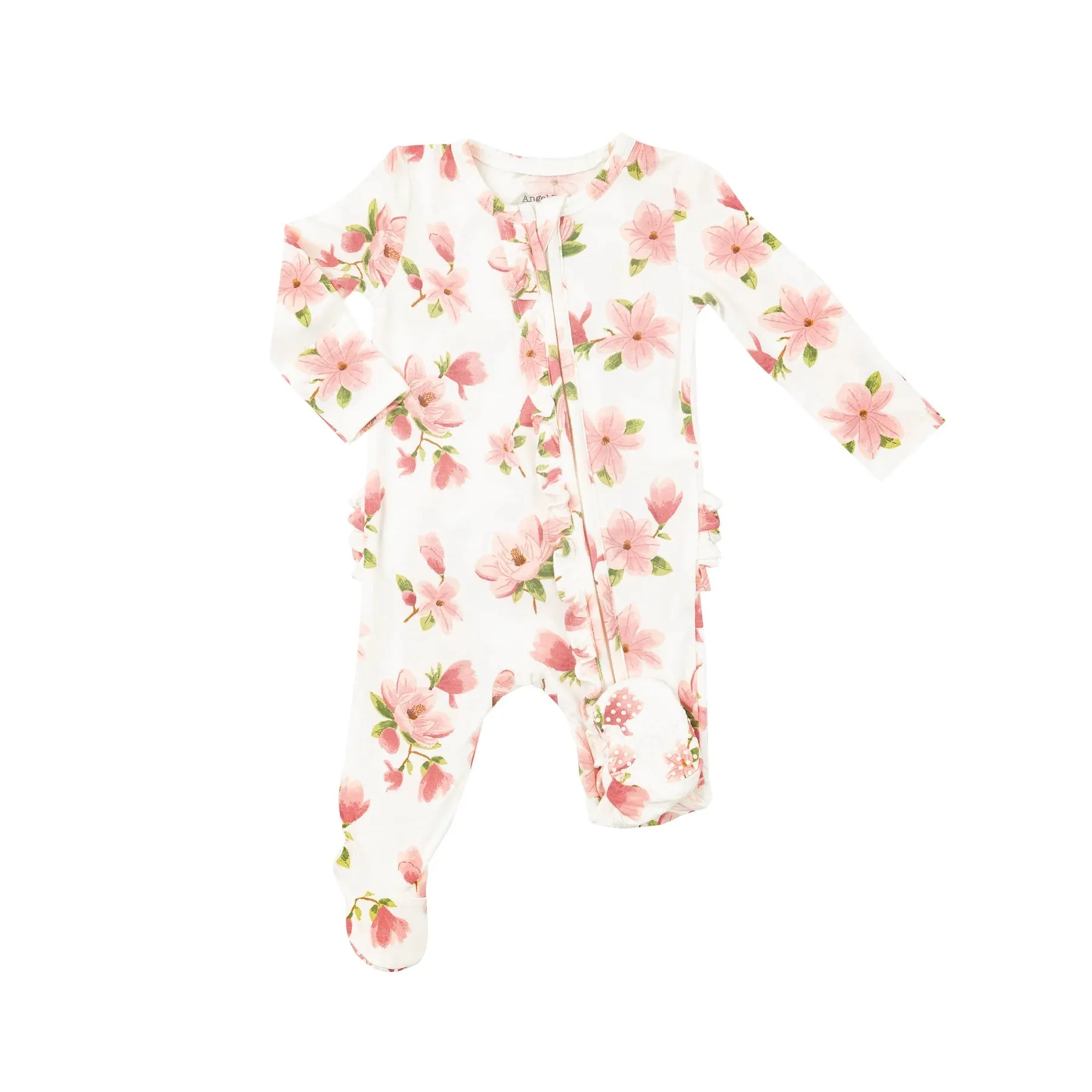 Sweet Magnolias Zipper Footie