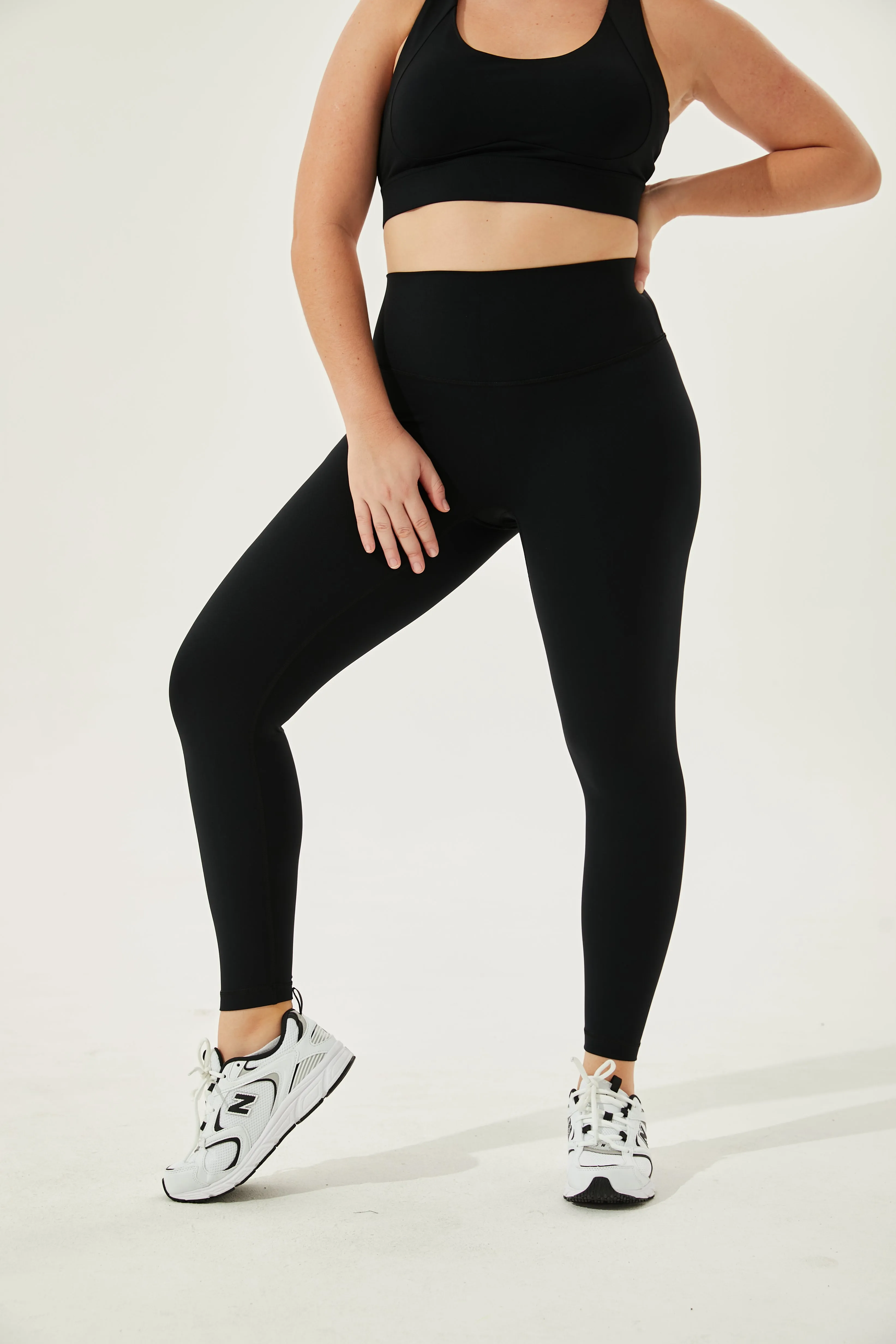 Tangs Display - High-Waist Buttery Soft Tummy Control Ardor Camel-Toe Proof Everyday Leggings With Inner Pocket