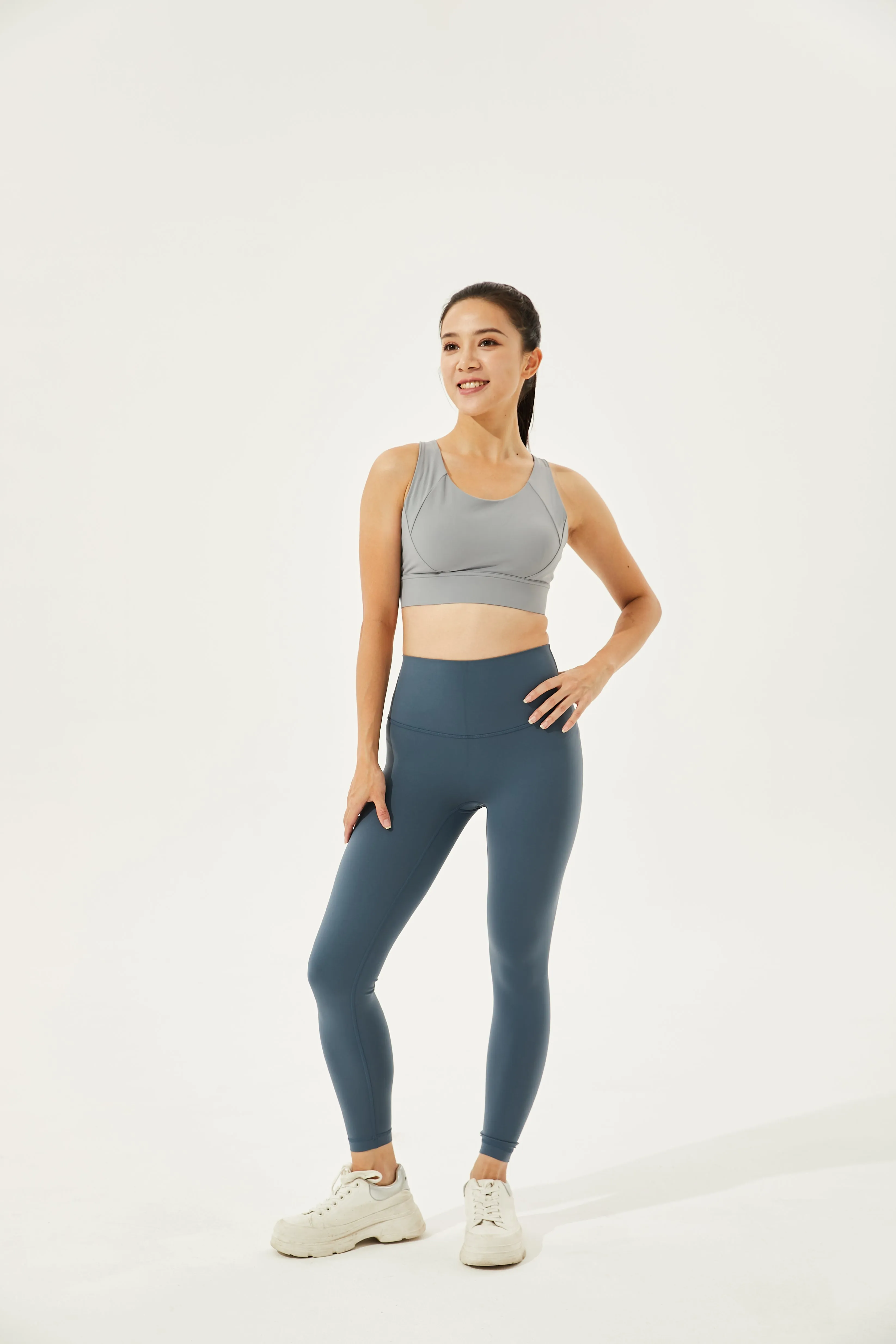 Tangs Display - High-Waist Buttery Soft Tummy Control Ardor Camel-Toe Proof Everyday Leggings With Inner Pocket