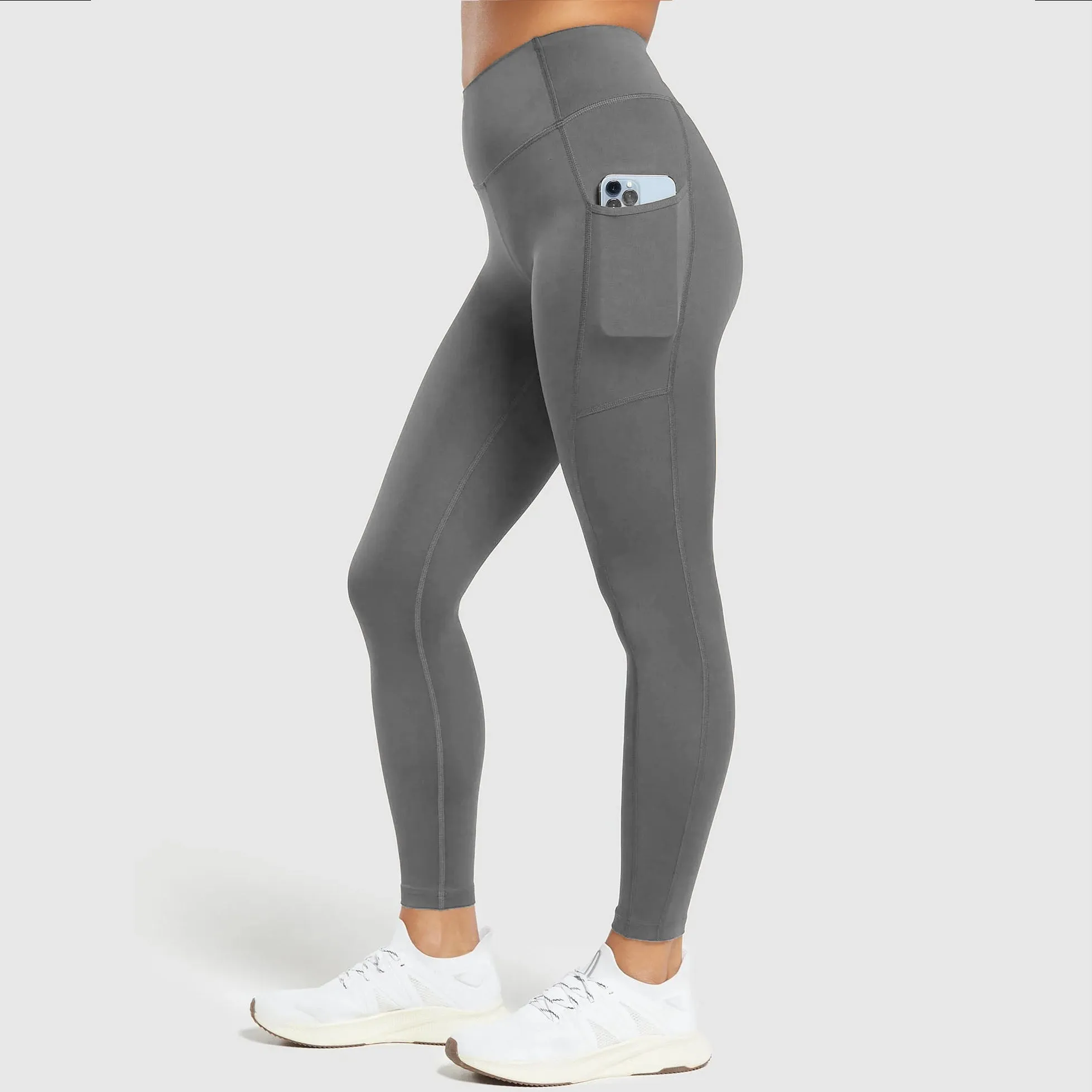 Tf-Premium Grey Pocket Leggings