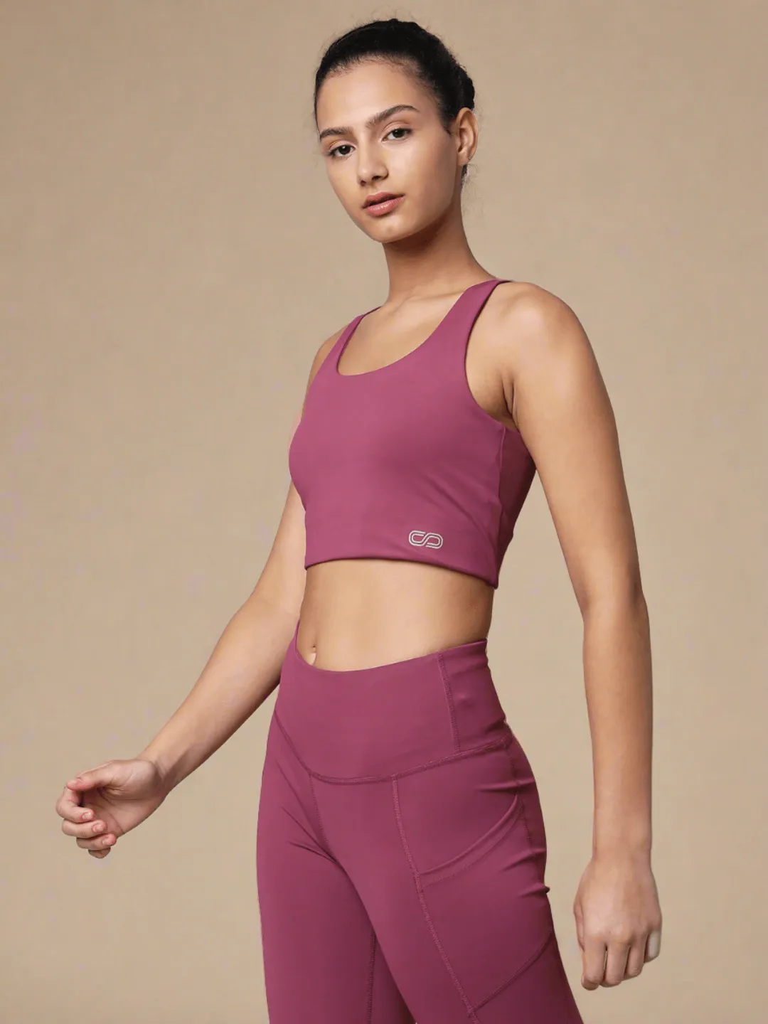 Tulip Wood High Impact Action Bra & Aura Leggings