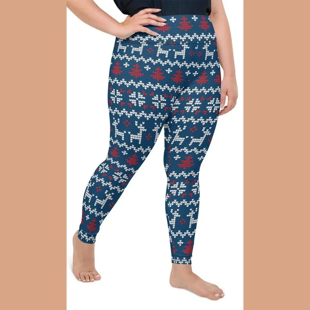 Ugly Christmas Plus Size Leggings