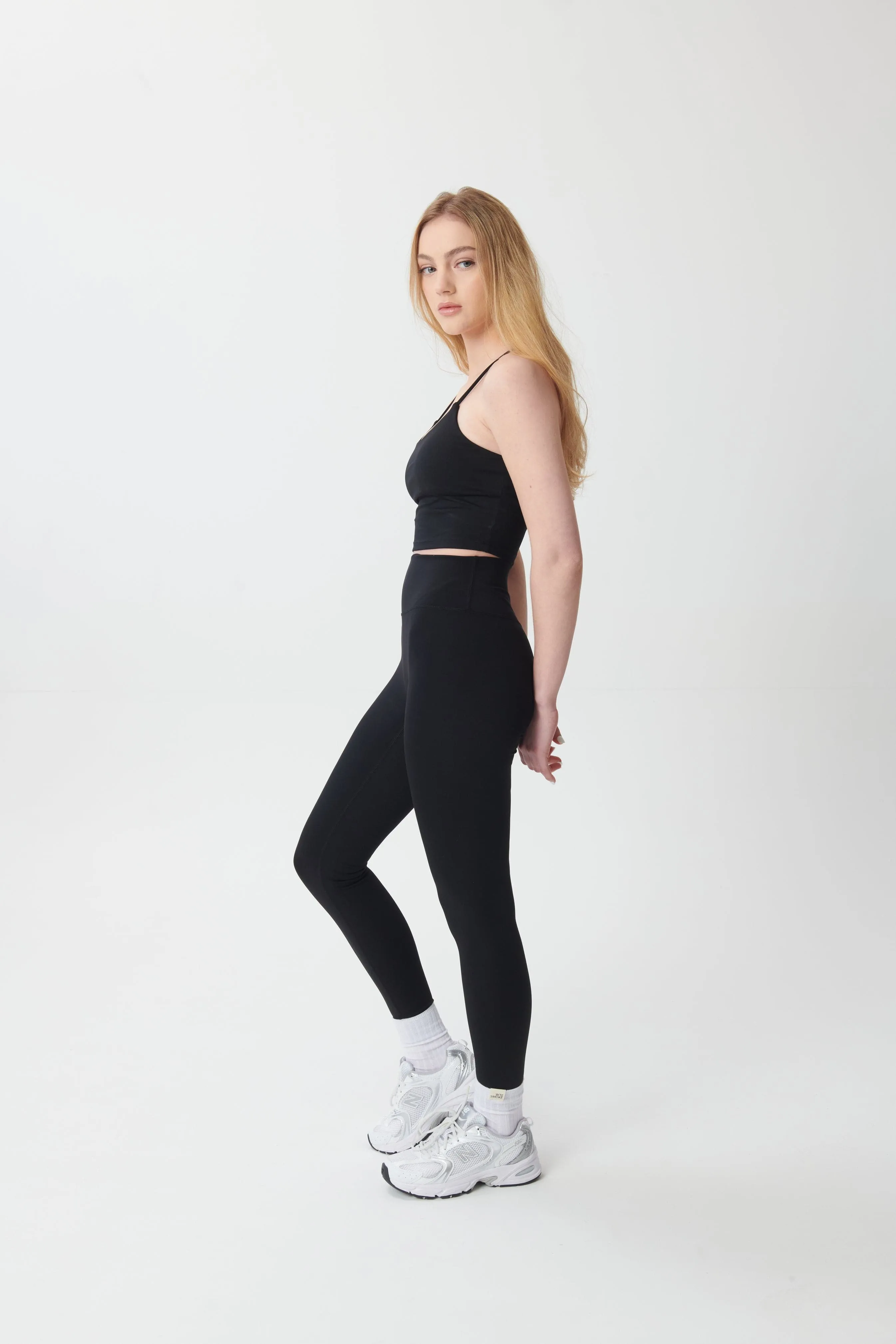 Ultra-Soft High-Waisted Leggings - Black