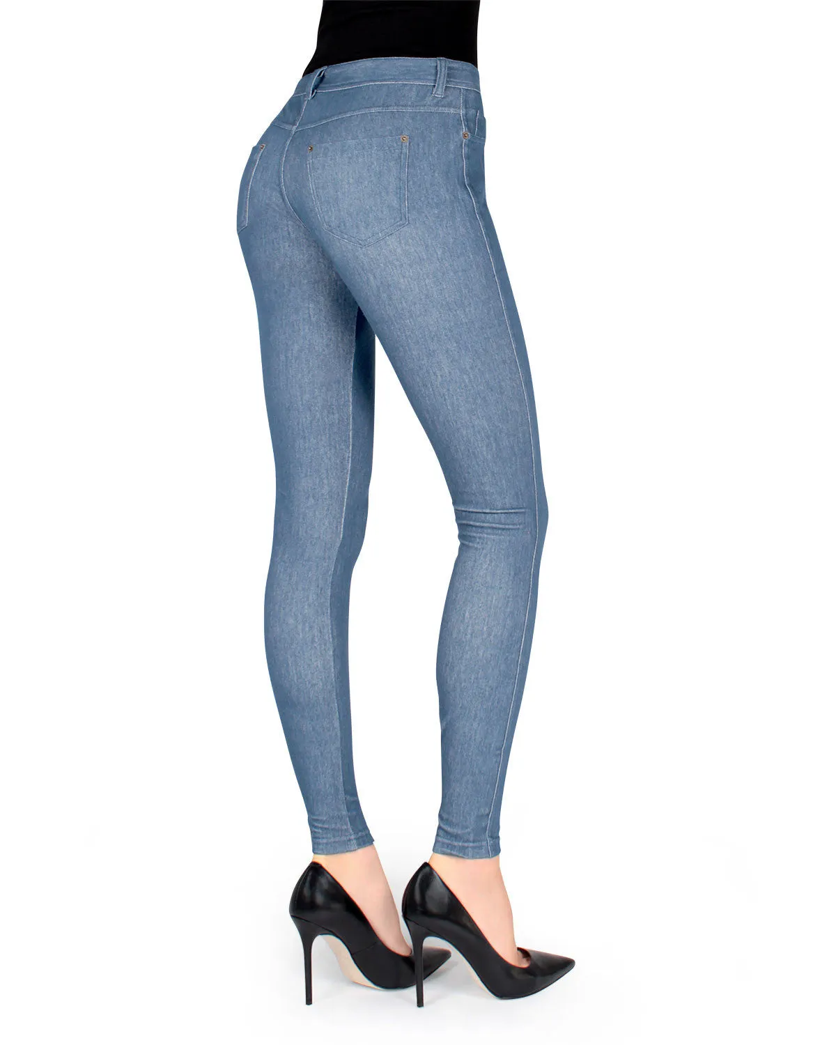 Unbottled Cotton Blend Denim Jean Leggings