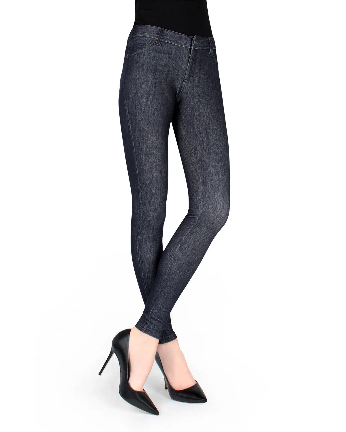 Unbottled Cotton Blend Denim Jean Leggings