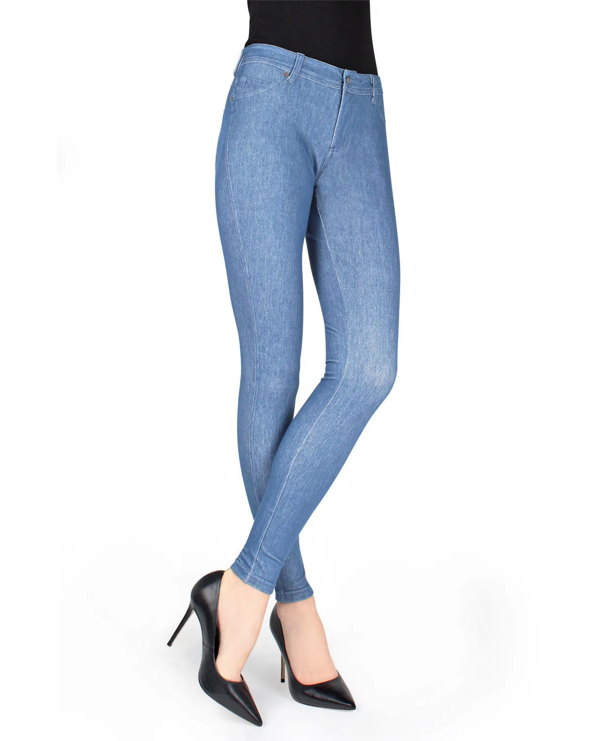 Unbottled Cotton Blend Denim Jean Leggings