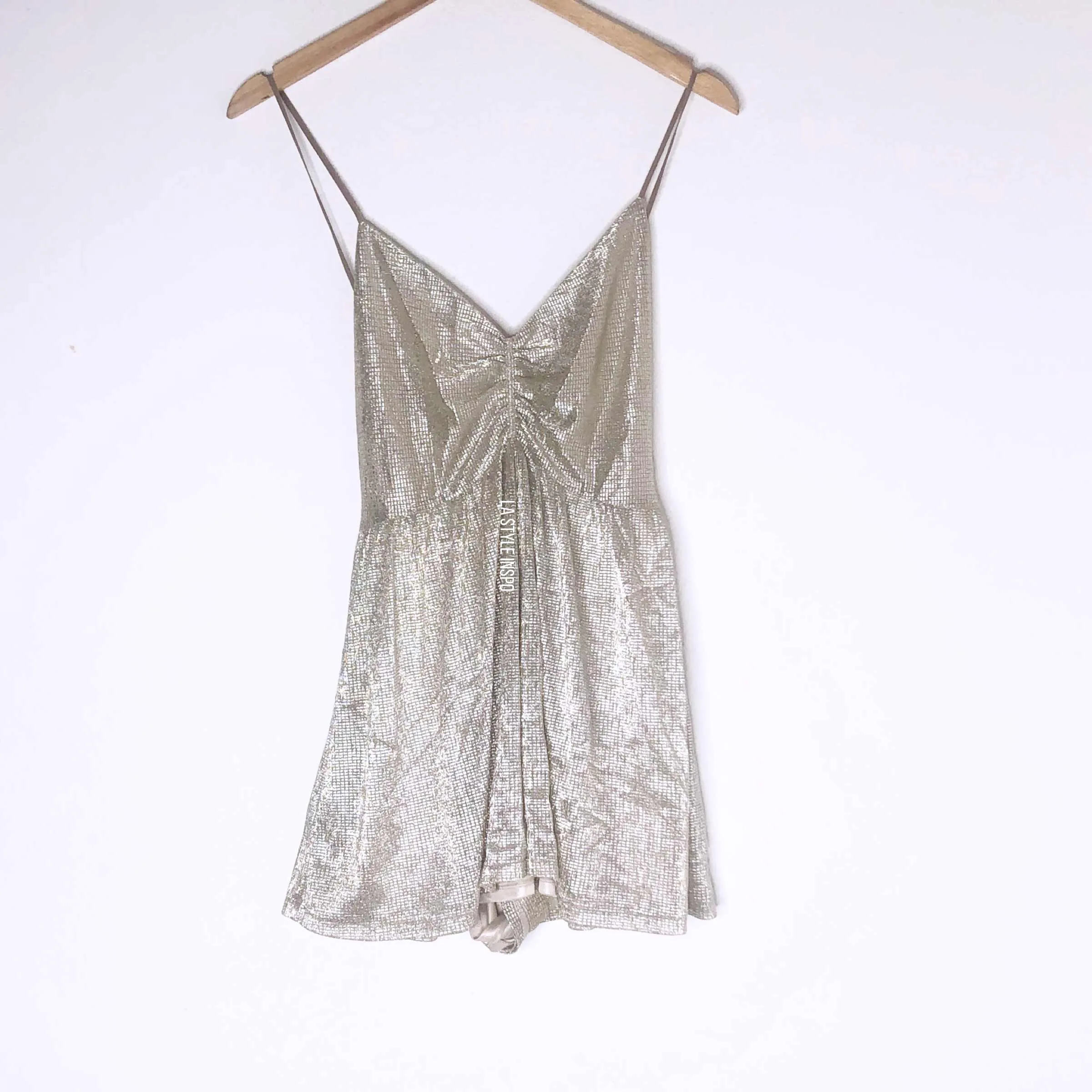 Urban Outfitters Gold Romper Celebrity Size Small