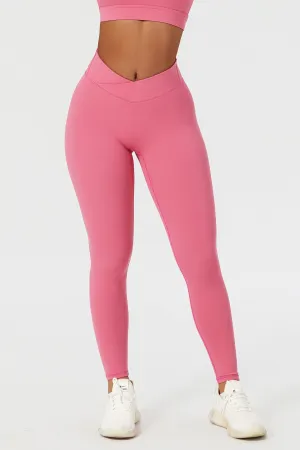 V Cross Waistband Butt-Sculpting Legging