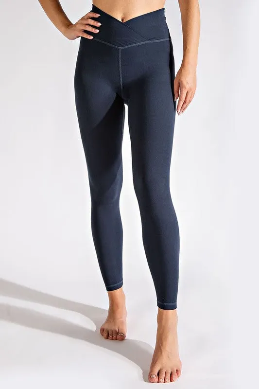 V Waist Full Length Leggings • More Colors