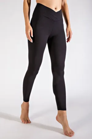 V Waist Full Length Leggings • More Colors