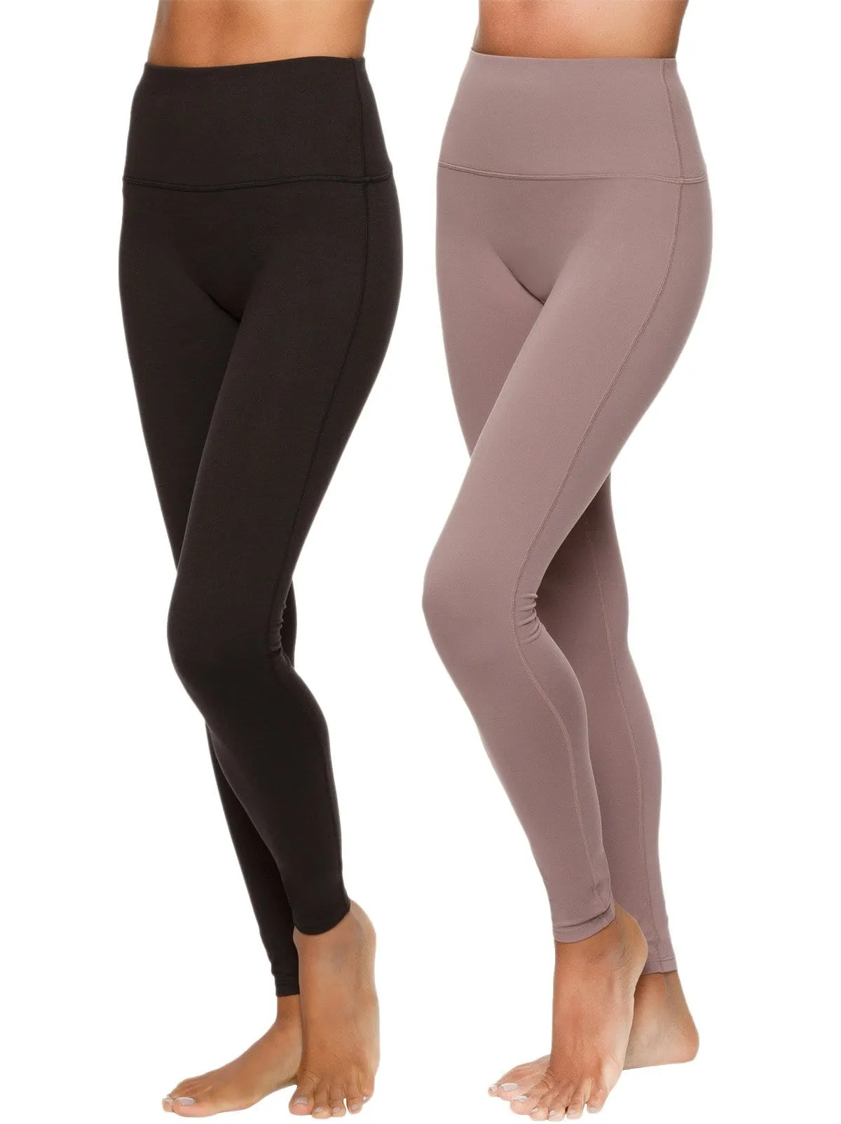 Velvety Soft High-Waisted Leggings 2-Pack