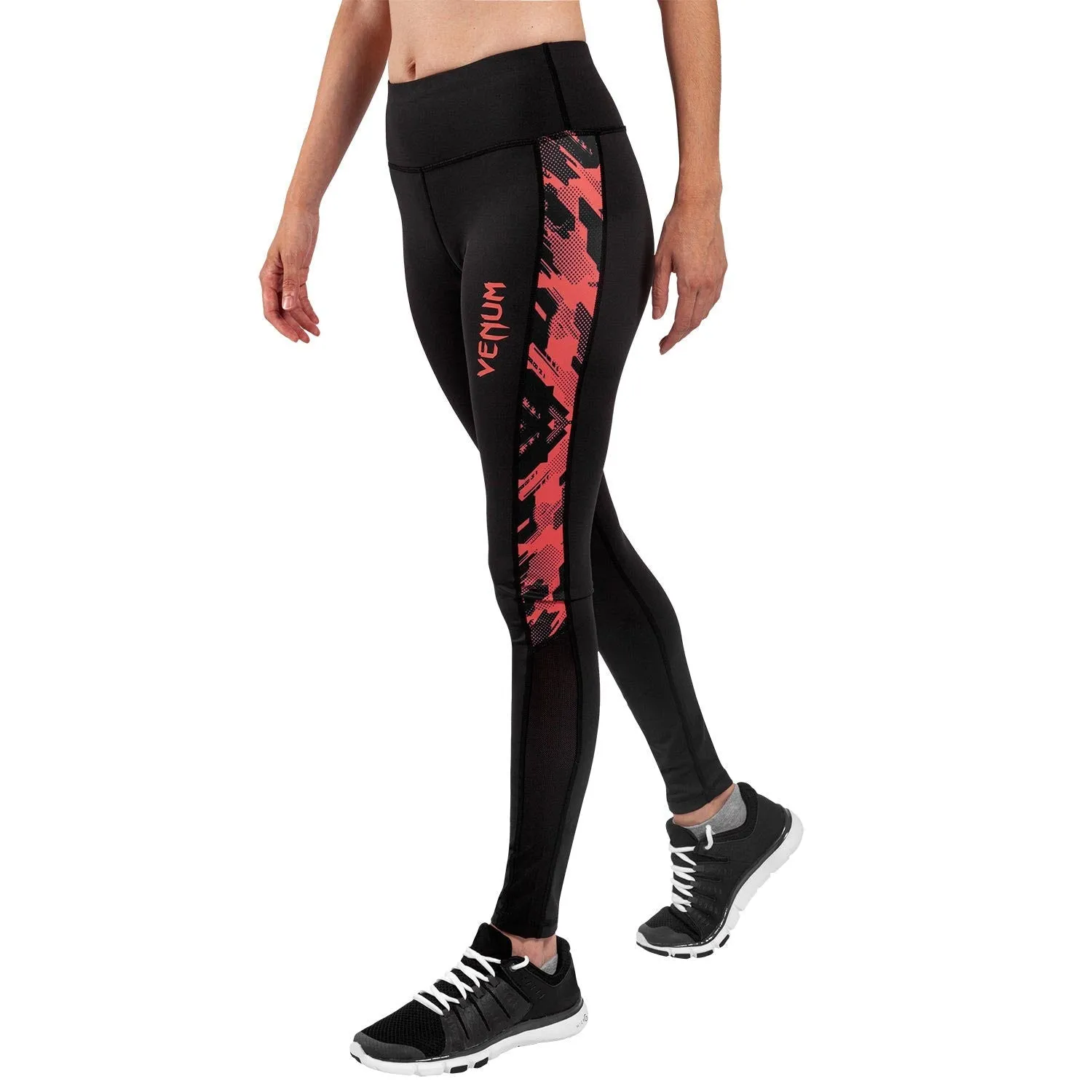 Venum Tecmo Leggings - For Women - Black/Coral