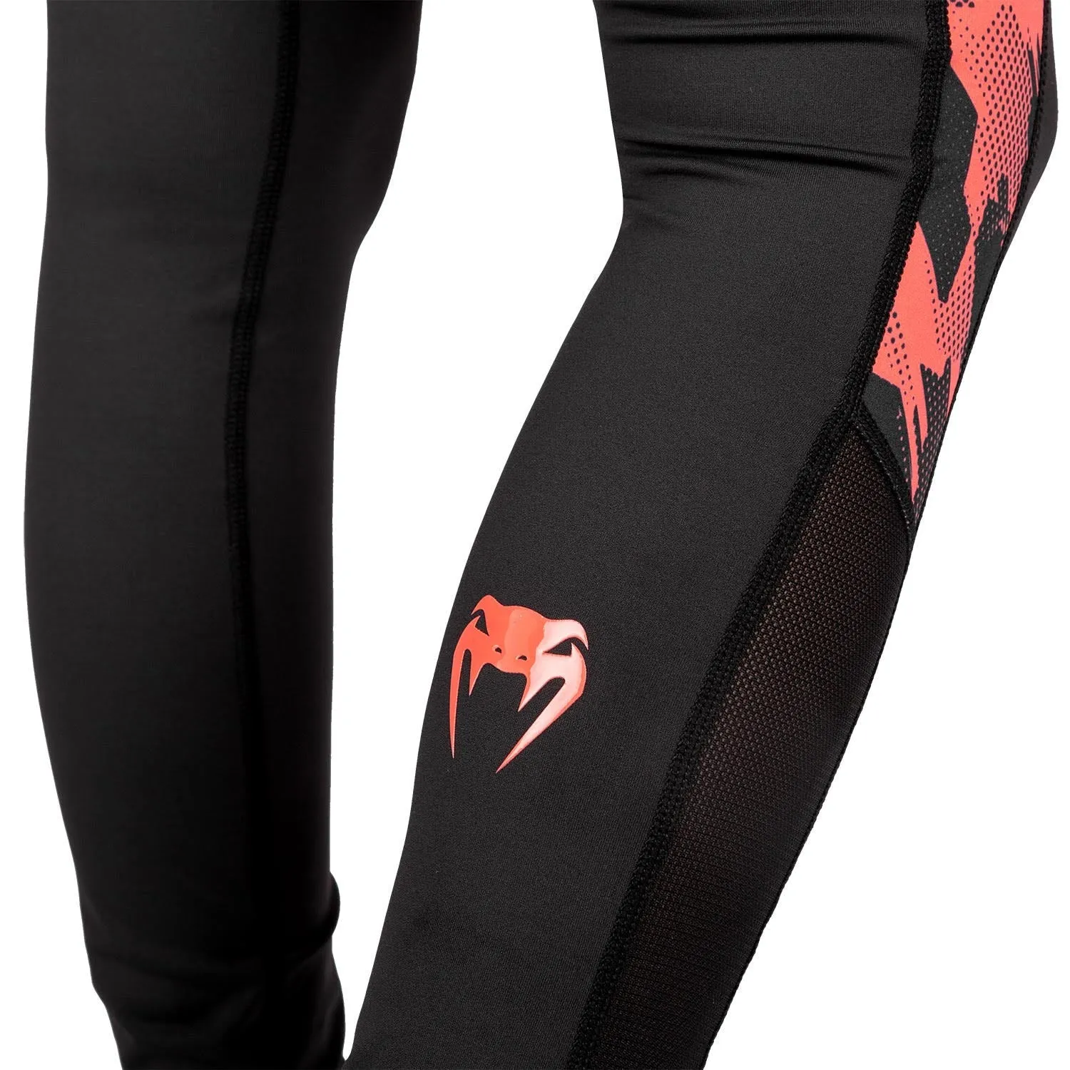 Venum Tecmo Leggings - For Women - Black/Coral