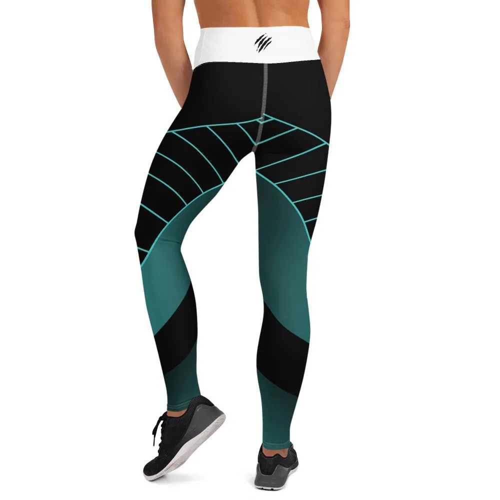 'VictoryLeggings' Geo Blue - Victory Collection