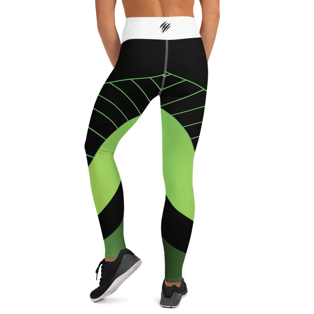 'VictoryLeggings' Geo Green - Victory Collection