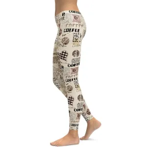 Vintage Coffee Leggings