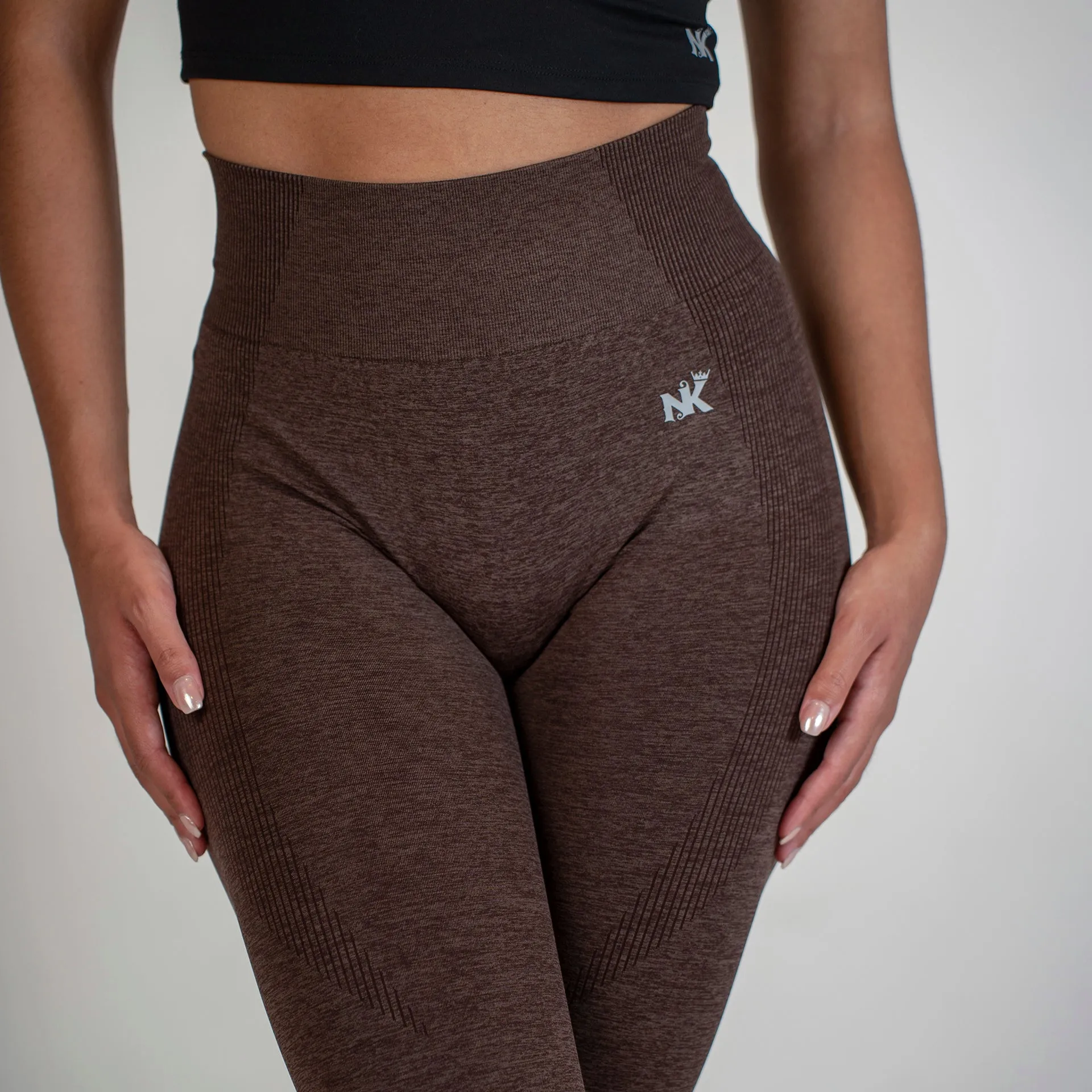 Vortex Leggings - Mocha (Scrunch)