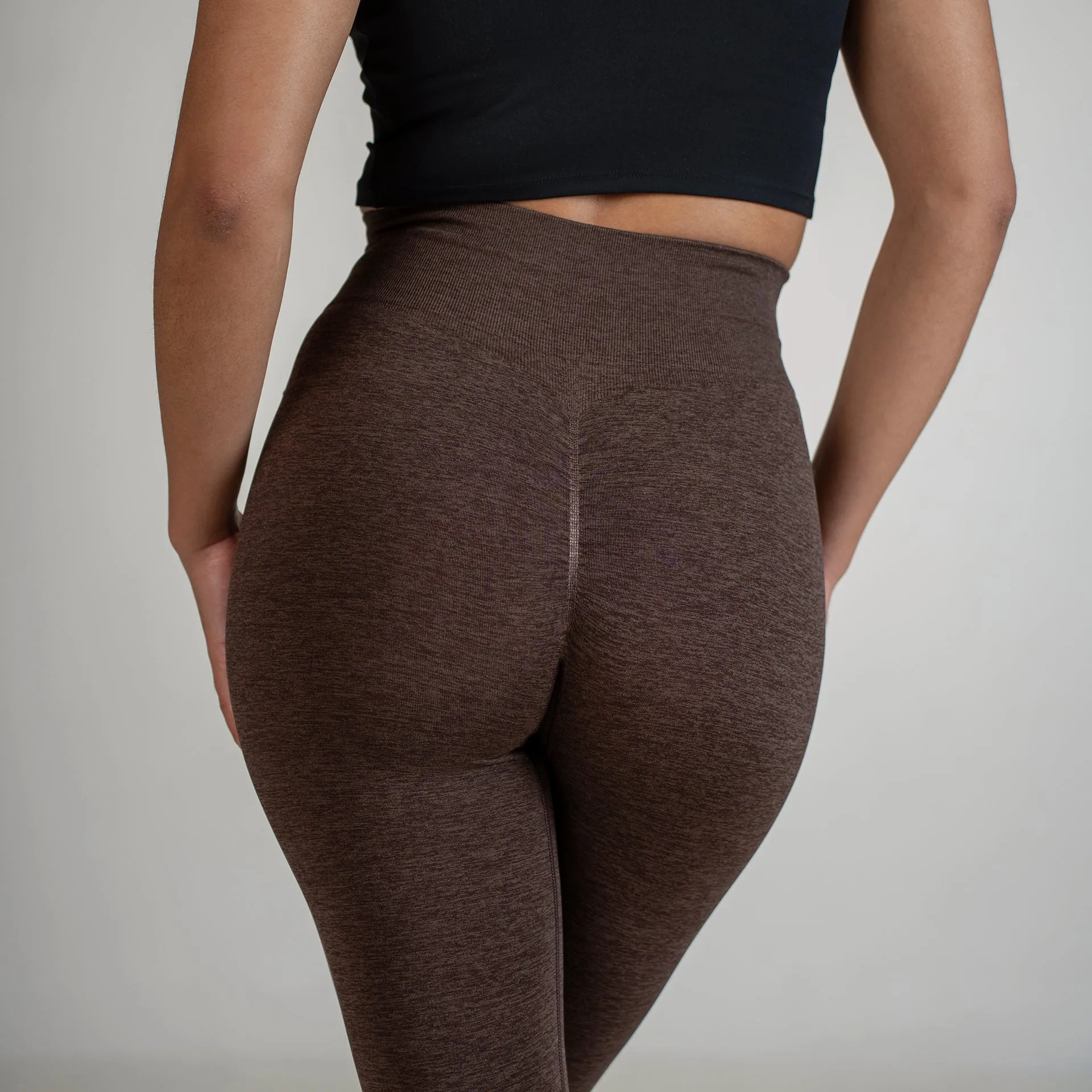 Vortex Leggings - Mocha (Scrunch)