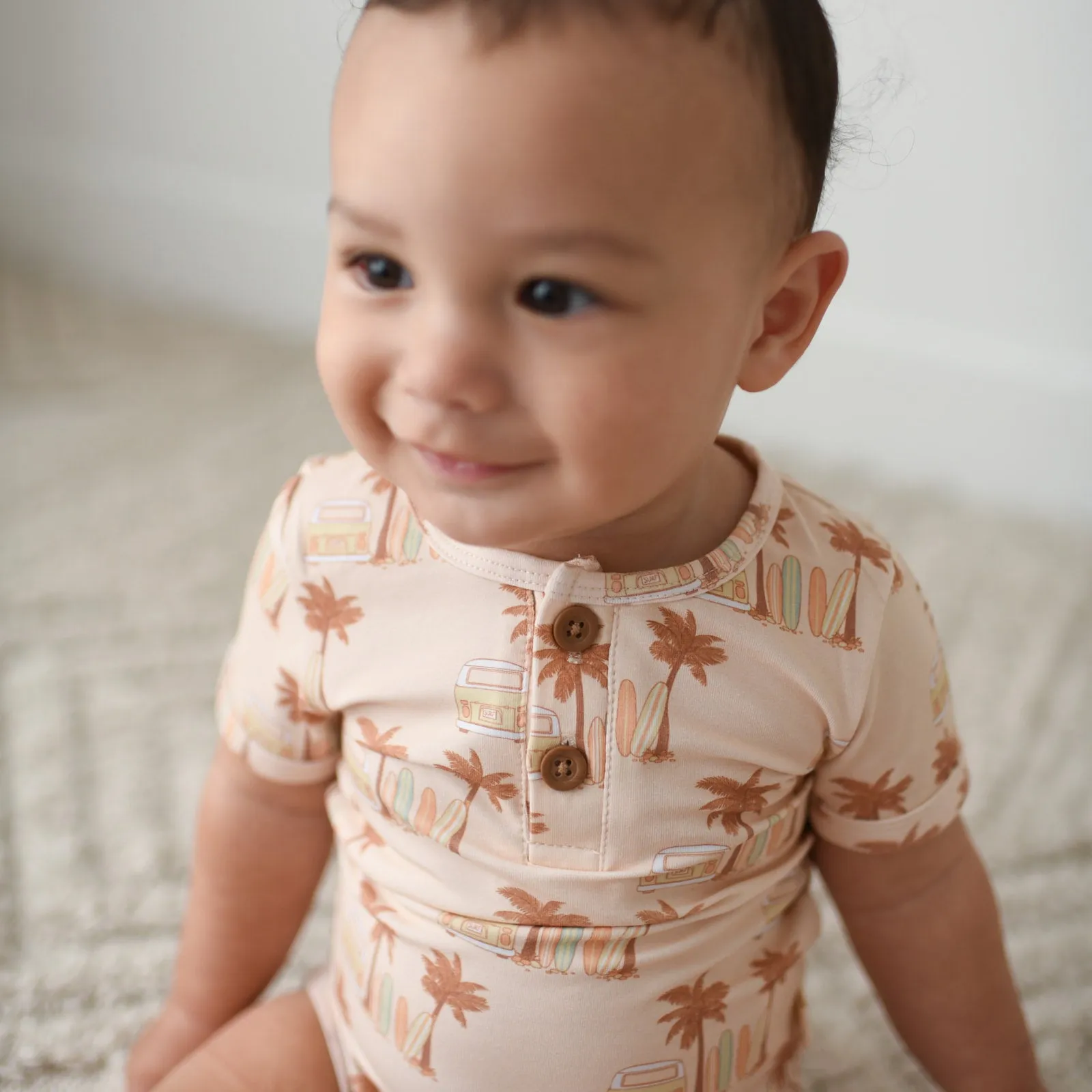 WAIKIKI short sleeve organic cotton bodysuit