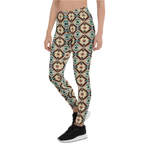 Water Tribal Pattern Leggings